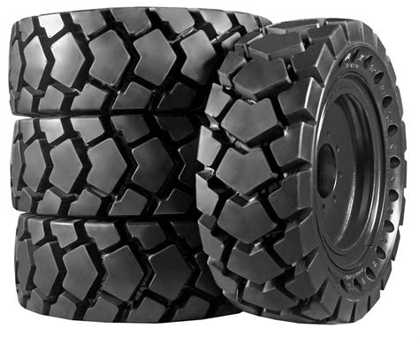 solid skidsteer tires